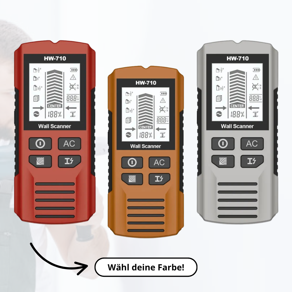 WandHeld™ – Smarter Wandscanner für sicheres Bohren + GRATIS Profi-Bohr-Guide